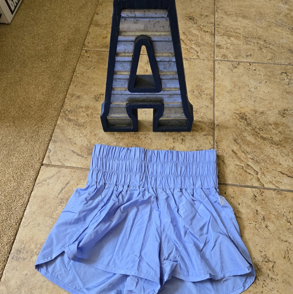 Light Blue Elastic Waist Shorts / SOLD!